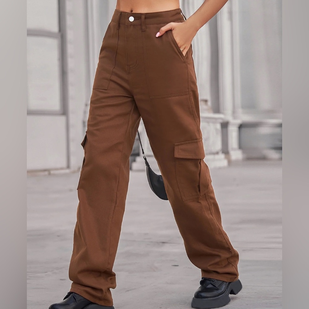 BCG Women's Brown Cargo Pants